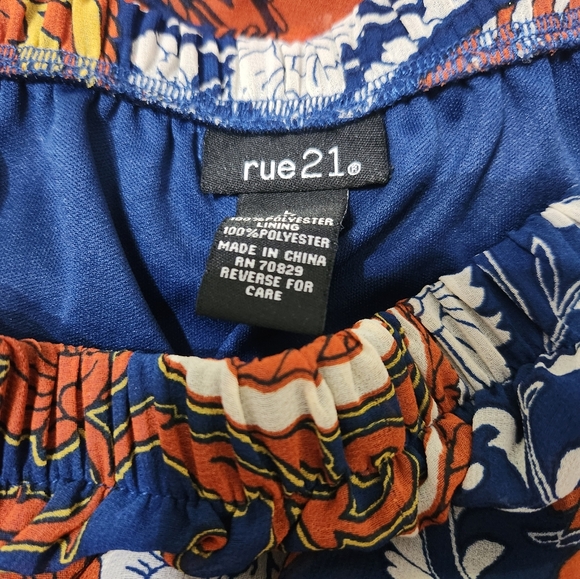 Rue21 Sz L maxi dress. Beautiful deep colors, lined to the knee - Picture 7 of 8